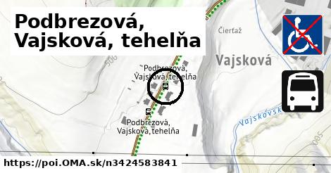 Podbrezová, Vajsková, tehelňa