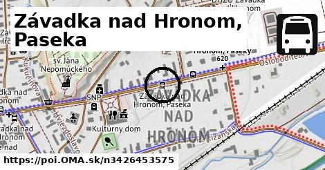 Závadka nad Hronom, Paseka