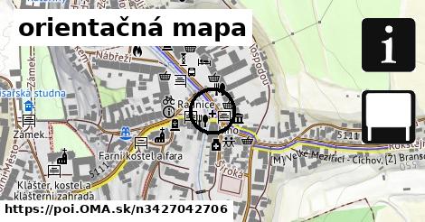 orientačná mapa