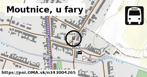 Moutnice, u fary