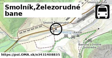 Smolník,Železorudné bane