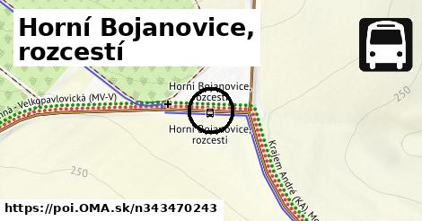 Horní Bojanovice, rozcestí