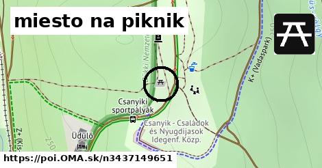 miesto na piknik