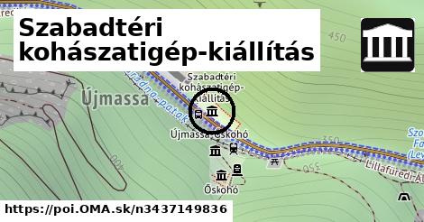 Szabadtéri kohászatigép-kiállítás