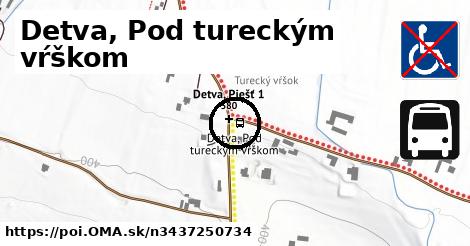 Detva, Pod tureckým vŕškom