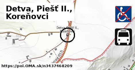 Detva, Piešť II., Koreňovci