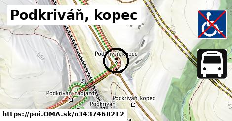 Podkriváň, kopec