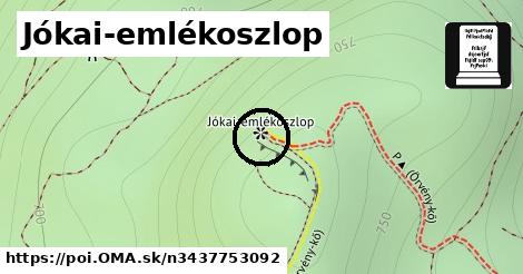 Jókai-emlékoszlop