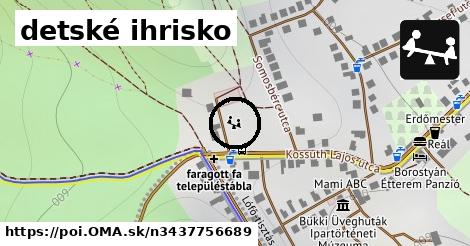 detské ihrisko