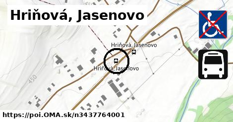 Hriňová, Jasenovo