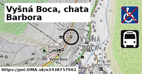 Vyšná Boca, chata Barbora