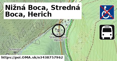 Nižná Boca, Stredná Boca, Herich