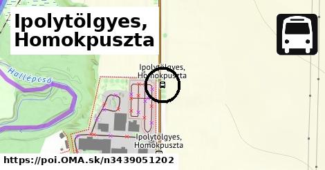 Ipolytölgyes, Homokpuszta