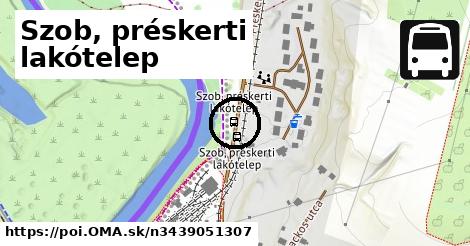 Szob, préskerti lakótelep