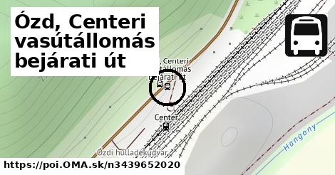 Ózd, Centeri vasútállomás bejárati út