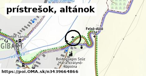 prístrešok, altánok