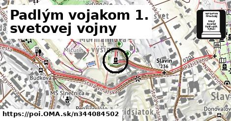 Padlým vojakom 1. svetovej vojny