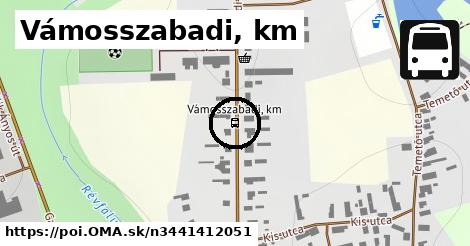 Vámosszabadi, km