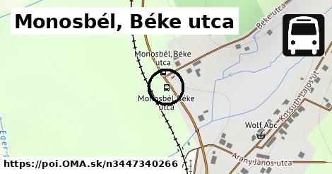 Monosbél, Béke utca