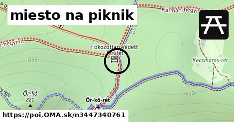 miesto na piknik