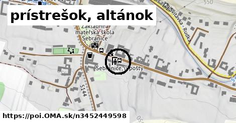 prístrešok, altánok