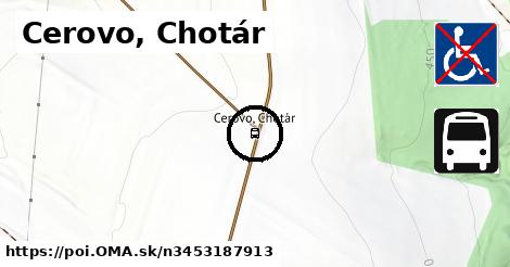 Cerovo, Chotár