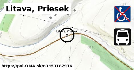 Litava, Priesek