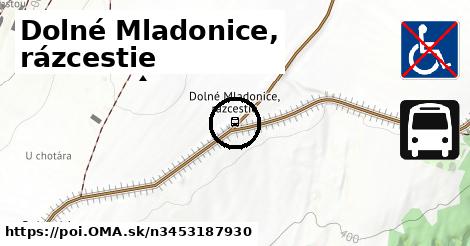 Dolné Mladonice, rázcestie