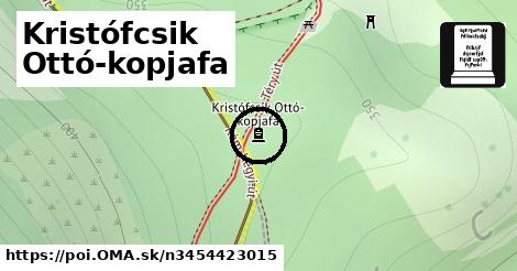 Kristófcsik Ottó-kopjafa