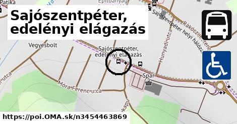 Sajószentpéter, edelényi elágazás