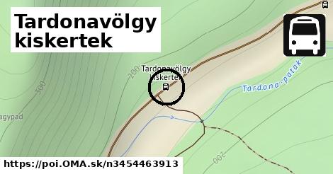 Tardonavölgy kiskertek