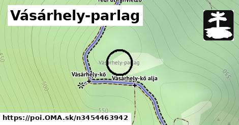 Vásárhely-parlag