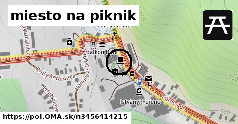 miesto na piknik