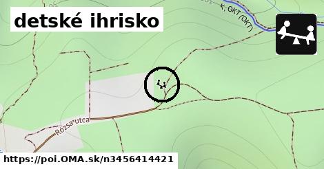 detské ihrisko