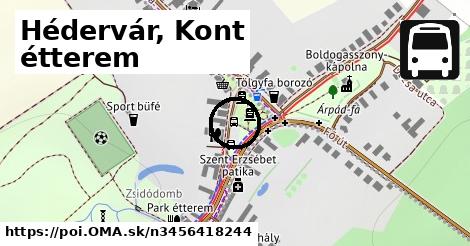 Hédervár, Kont étterem