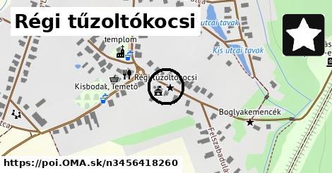 Régi tűzoltókocsi