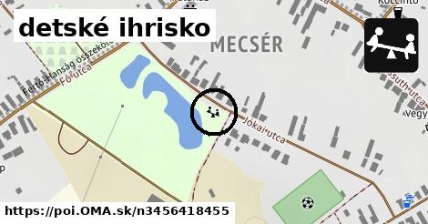 detské ihrisko