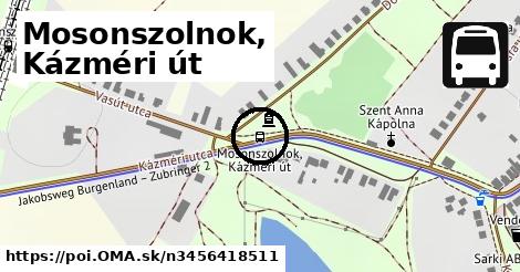 Mosonszolnok, Kázméri út