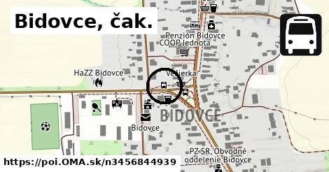 Bidovce, čak.