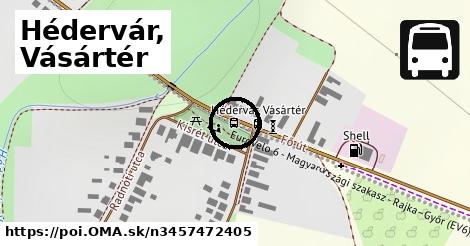 Hédervár, Vásártér