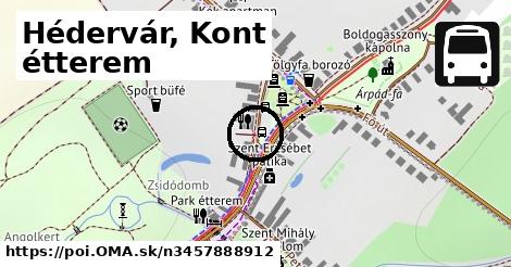 Hédervár, Kont étterem