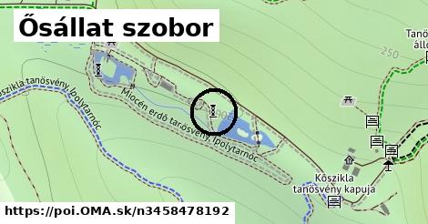 Ősállat szobor