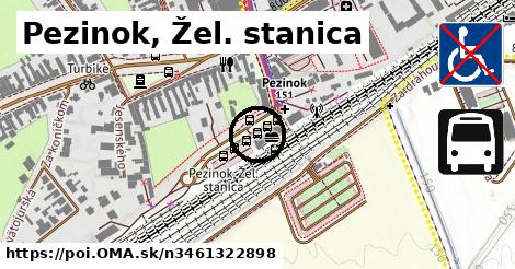 Pezinok, Žel. stanica