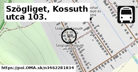 Szögliget, Kossuth utca 103.