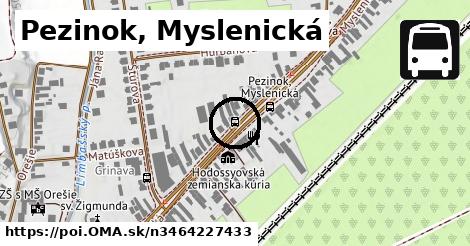 Pezinok, Myslenická