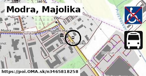 Modra, Majolika