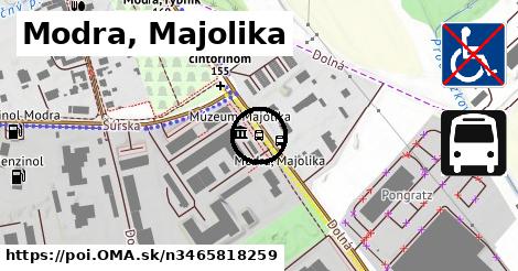 Modra, Majolika