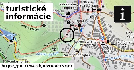 turistické informácie