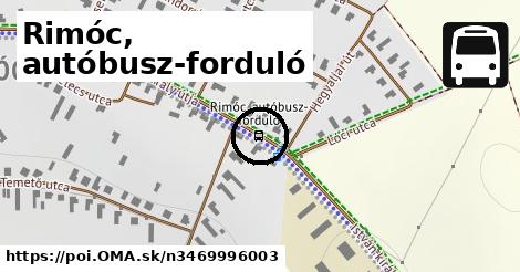 Rimóc, autóbusz-forduló