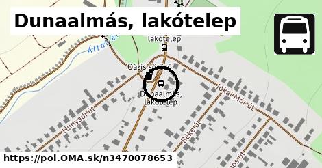 Dunaalmás, lakótelep